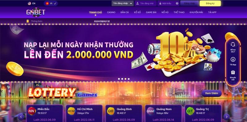 Siêu nhiều ưu đãi hấp dẫn dành cho sảnh xổ số GnBet