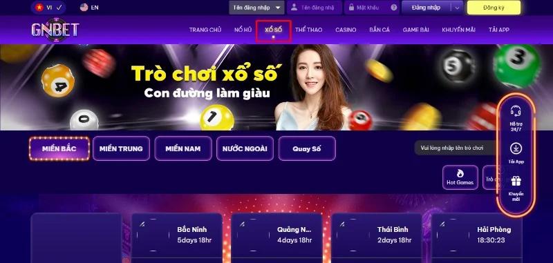 Xổ số 3 miền mang đến tỷ lệ ăn cược khủng cho bet thủ