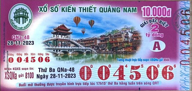 Giải đặc biệt tại đài xổ số miền Trung nhận được 2 tỷ đồng Giải đặc biệt tại đài xổ số miền Trung nhận được 2 tỷ đồng