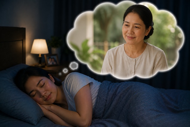 Hình ảnh người đã khuất mỉm cười trong giấc mơ thường mang ý nghĩa tích cực Hình ảnh người đã khuất mỉm cười trong giấc mơ thường mang ý nghĩa tích cực