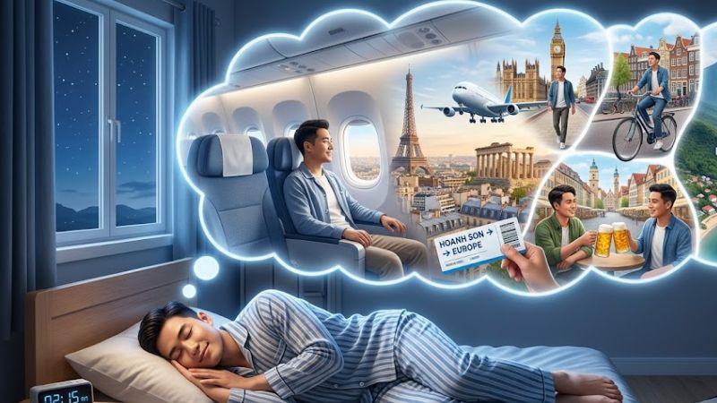 Giải mã điềm báo khi mộng thấy đi du lịch châu Âu bằng máy bay Giải mã điềm báo khi mộng thấy đi du lịch châu Âu bằng máy bay