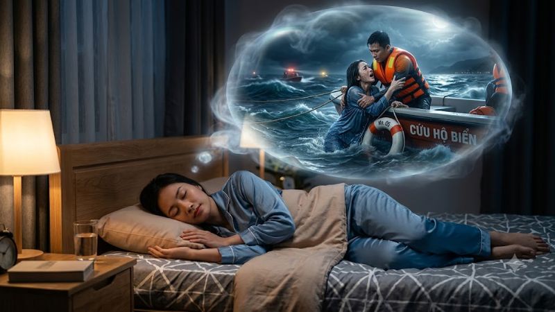 Mơ thoát chết đuối điềm may hay điềm xui?