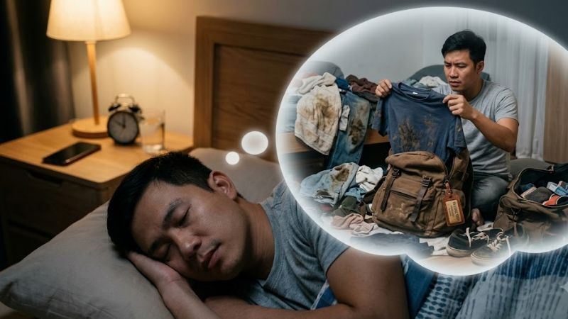 Mộng mị thấy xếp quần áo bẩn đi du lịch Mộng mị thấy xếp quần áo bẩn đi du lịch
